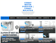 Tablet Screenshot of cowaywater.com